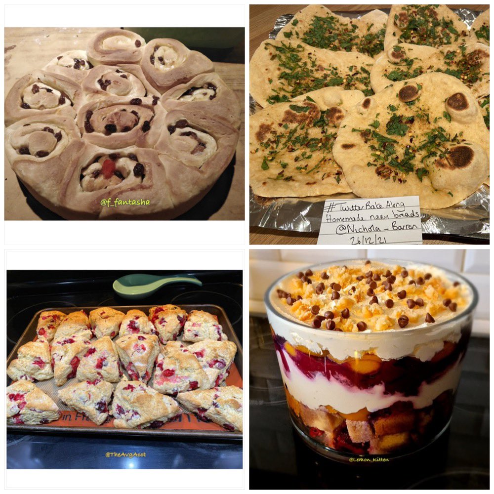 Rob_C_Allen's tweet image. A #BoxingDay bounty of #TwitterBakeAlong bakes. Continue sharing your #FestiveBakes with us, until after the New Year (03/01)
