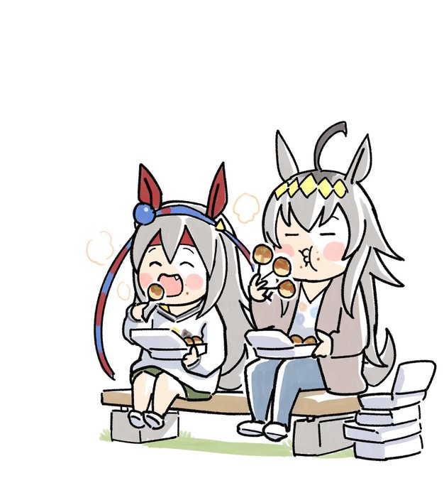 タマモクロス育成シナリオは、やはりオグリキャップとの絡みが多いですね。タマ視点でも時代の主人公感あふれるオグリ。欲しい。
#ウマ娘 