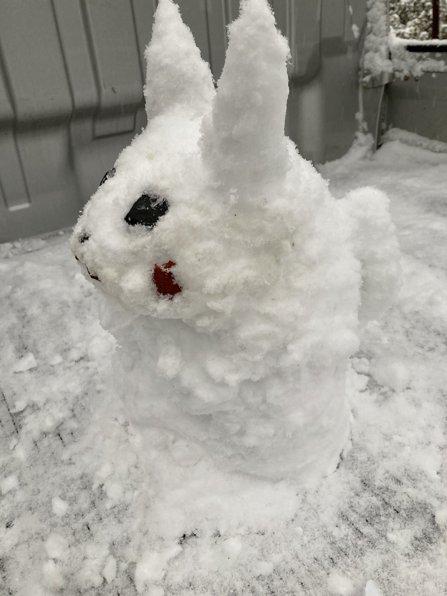 Noru 雪 ピカチュウ 朝6時に旦那送り出してから いい大人1人で何やってんだか 笑 朝っぱらからピカチュウ作ってた 笑 粘土とか形にするの苦手だから微妙な出来だけども 口は枝でほっぺは落ち葉です T Co Wrjjhsg0ic Twitter