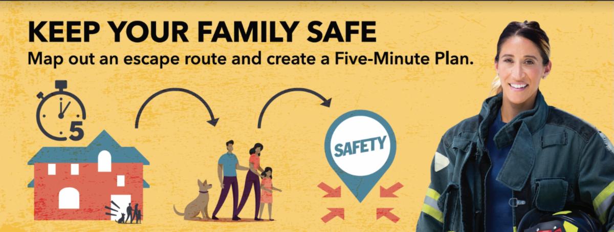 ACFgives's tweet photo. DO YOU HAVE YOUR FIVE-MINUTE PLAN? Evacuation orders mean you have to leave in five minutes or less. When it’s time to go, five minutes can make all the difference. Visit https://t.co/NowLHaXSQ3
#WildfireSafety #CBODirect #EvacuateEarly #Disasterprep #EmergencyPrep https://t.co/4uYrrg4xMB