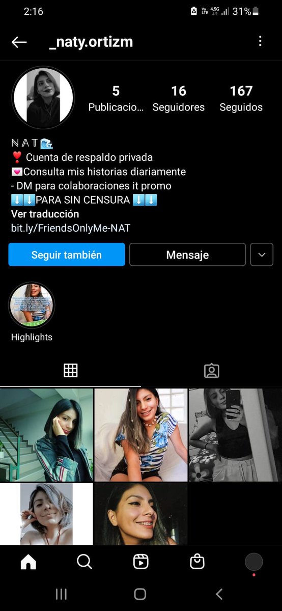 Naty_OrtizM's tweet photo. Hola a todos! Quisiera que puedan ayudarme a reportar el usuario de @instagram @ _naty.ortizm . Esta cuenta se hace pasar por mí y lo más desagradable es que también promocionan una página en @Wix como si yo tuviese contenido pornográfico. Agradecería puedan difundirlo 🙏🏽🥺 https://t.co/ip2LN0E1Bc