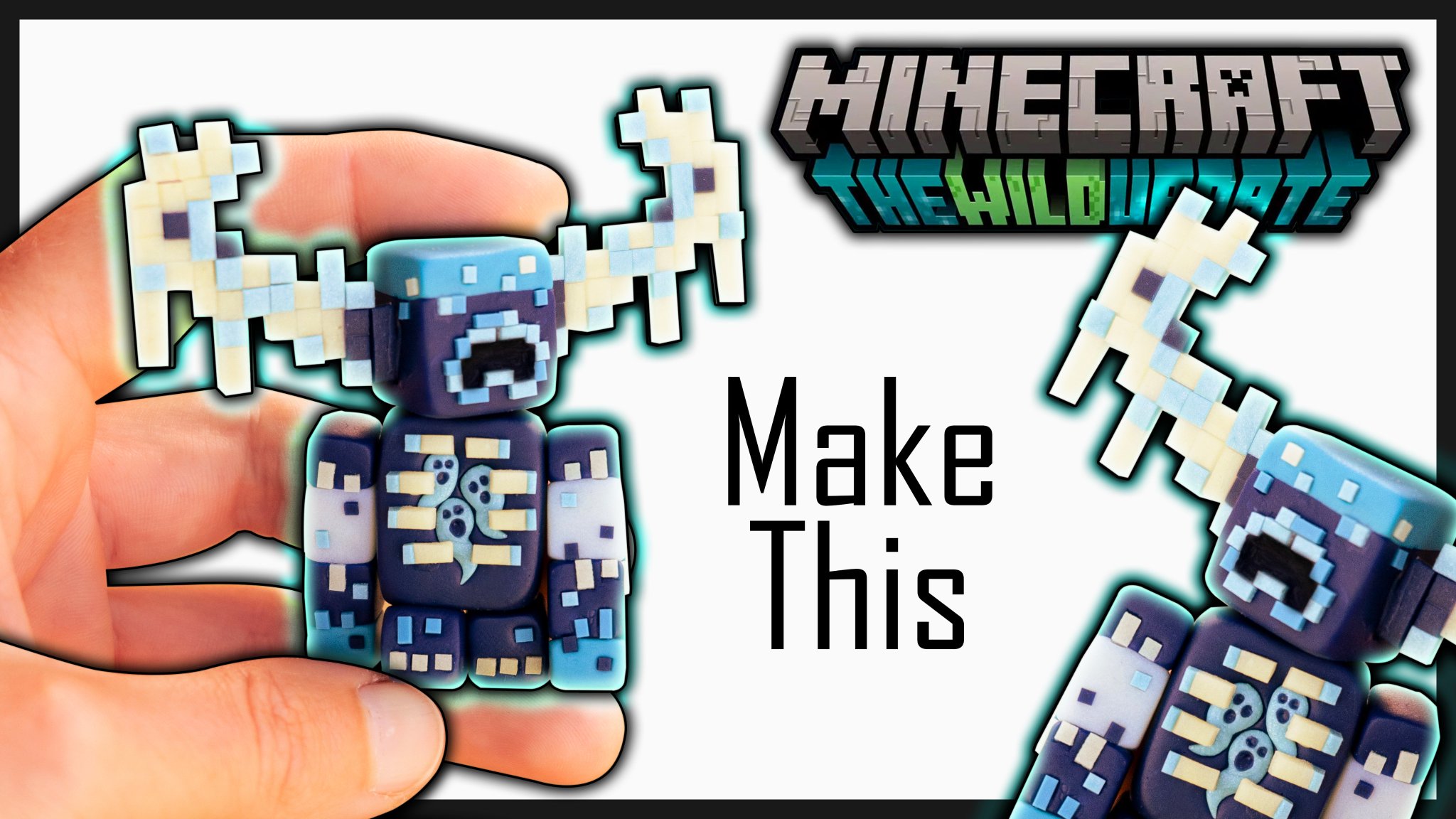 Nikita Maree on X: I have finished making the Warden. In this tutorial, I  show you how to make your very own #Minecraft Warden made from Polymer  Clay. I am excited to