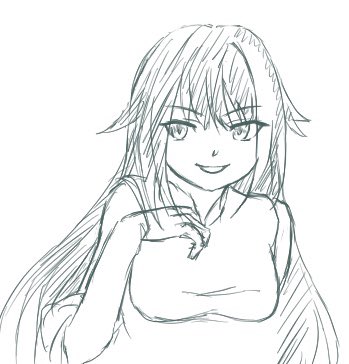 #アズレン版深夜の真剣お絵かき60分一本勝負 