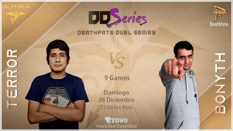 Estamos ya 🔴EN VIVO🔴 por <a href="/trovolive/">Trovo Live</a> con la DeathFate Duel Series #20, un showmatch de StarCraft Remastered donde se enfrentan:
🇵🇪Terror vs 🇵🇱Bonyth
📺trovo.live/Deathfate
🎙️<a href="/JuanDeathfate/">Juan Bayona</a>