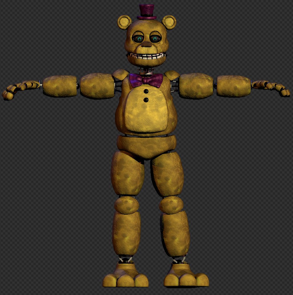 Ultimate FNaF Model Pack on X: WHAT THE FUCK FREDBEAR GOT FIT