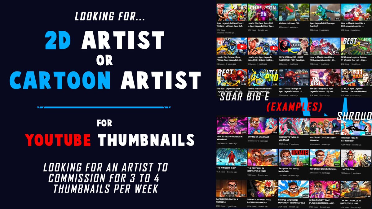ImMadnessTV's tweet photo. Looking to get into the Youtube grind, any vouches for someone appreciated!

You can post your portfolio or dm me 💙 https://t.co/3pZZfmhB3b