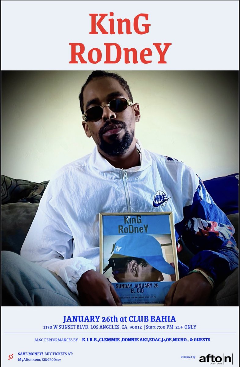 kingrodneymusic's tweet photo. https://t.co/3ONv7Uam4P @aftonshows @ClubBahiaLA @whyousounds @YOUMultiMedia https://t.co/9rBqb3Try7