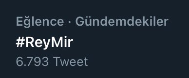 6.793 müüü biz mükemmeliz harikayız😌 Saatlerdir 1. sıradayız ama herkes hüzünlü duygu dolu ah be ah beee🥺

#ReyMir