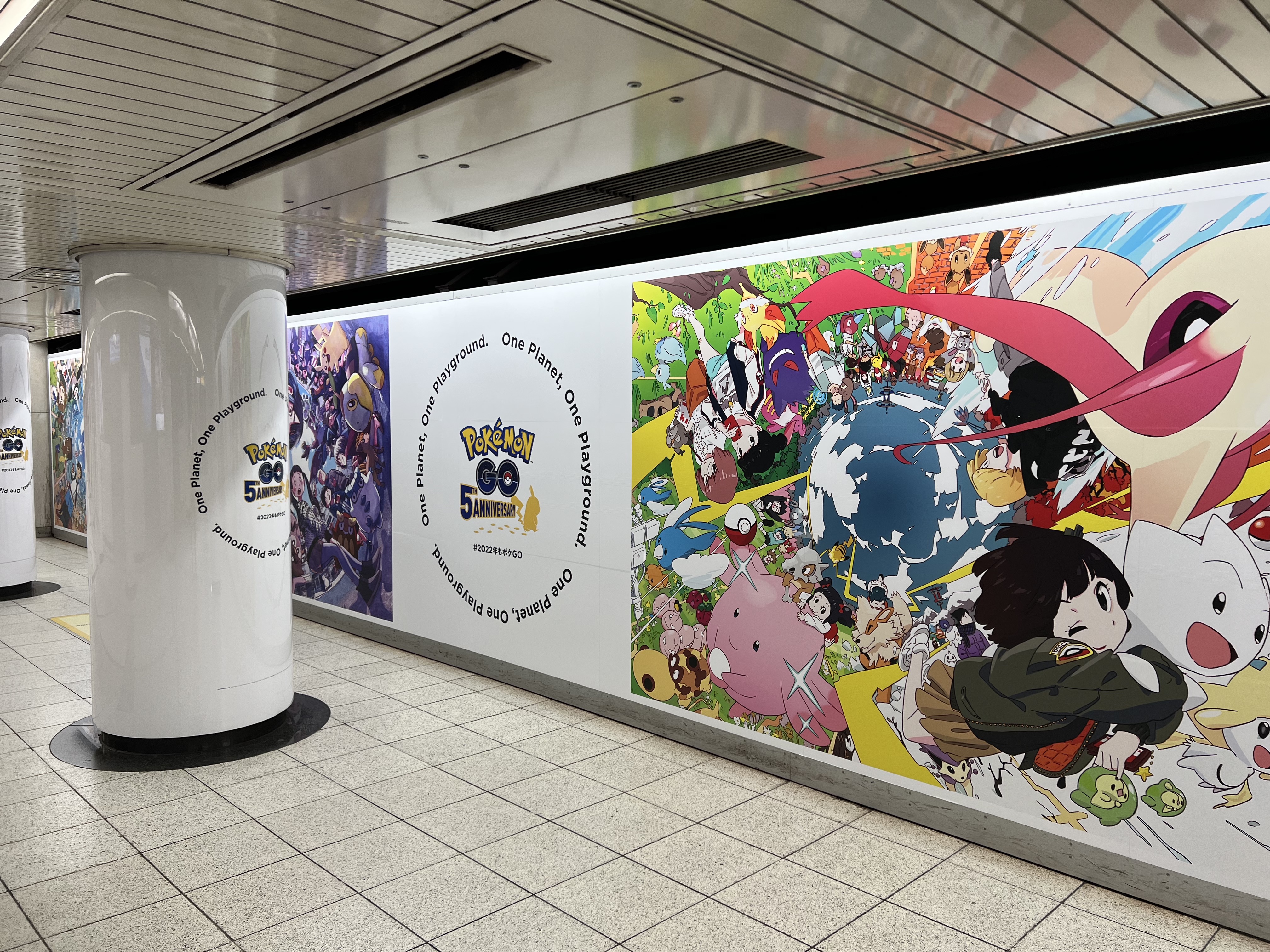 تويتر Pokexperto على تويتر Varias Estaciones De Metro De Las Ciudades Tokio Osaka Fukuoka Y Nagoya Contaran Con Exposiciones Del Arte Del 5 Aniversario De Pokemon Go Desde Manana Y Hasta