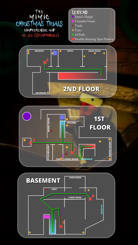 The Mimic - NEWS 🎄 on X: BOOK 1; CONTROL - HOUSE OF DEATH MAZE; NORMAL  MODE  / X