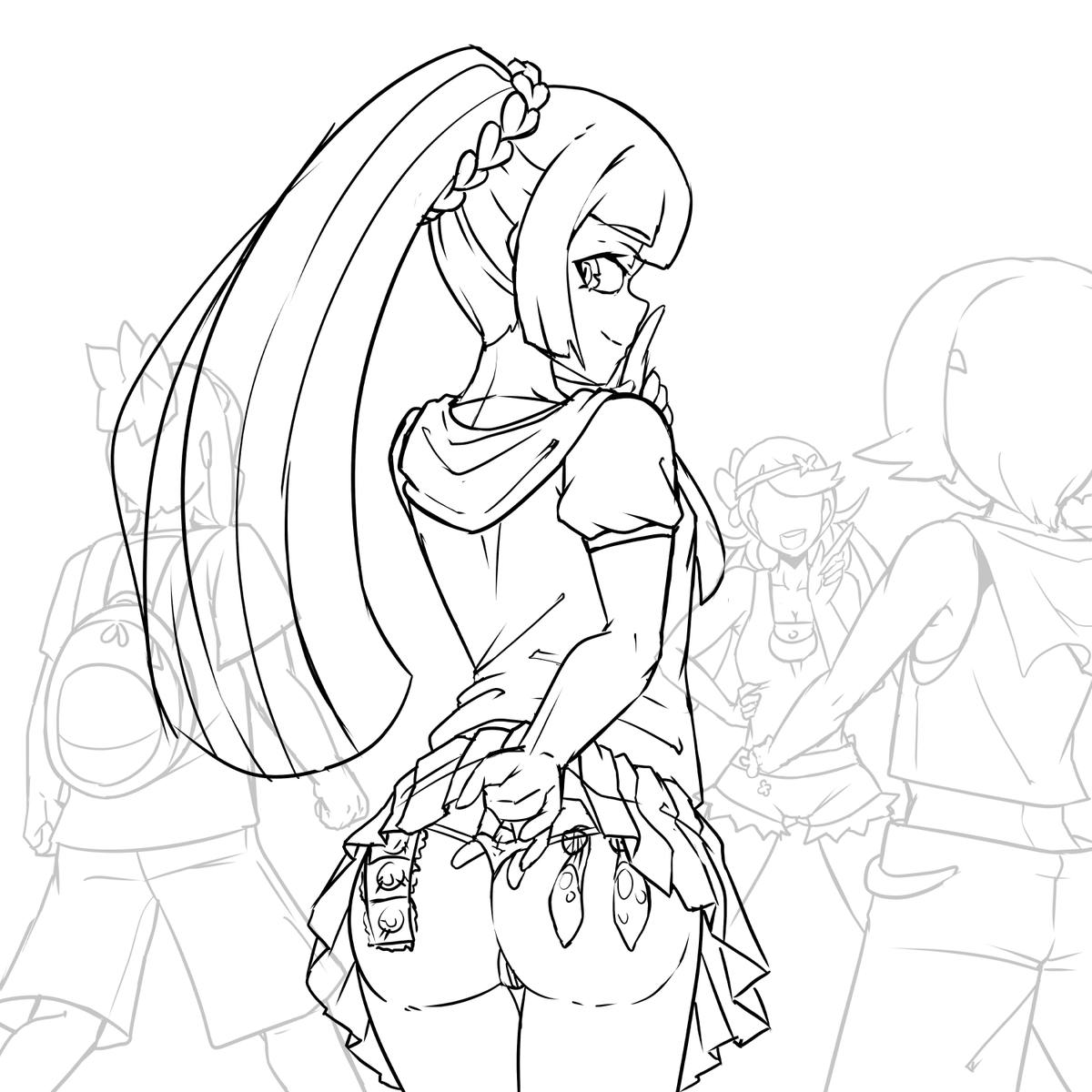 VeryMeatyOgre's tweet photo. surprise, im probably the last person that wouldve expected another upload so soon after the previous one

heres the sketches for this drawing

whats more, ive finished the next drawing as well, i just don't know if i should upload now or hold off for later https://t.co/ySg9aPfn3I