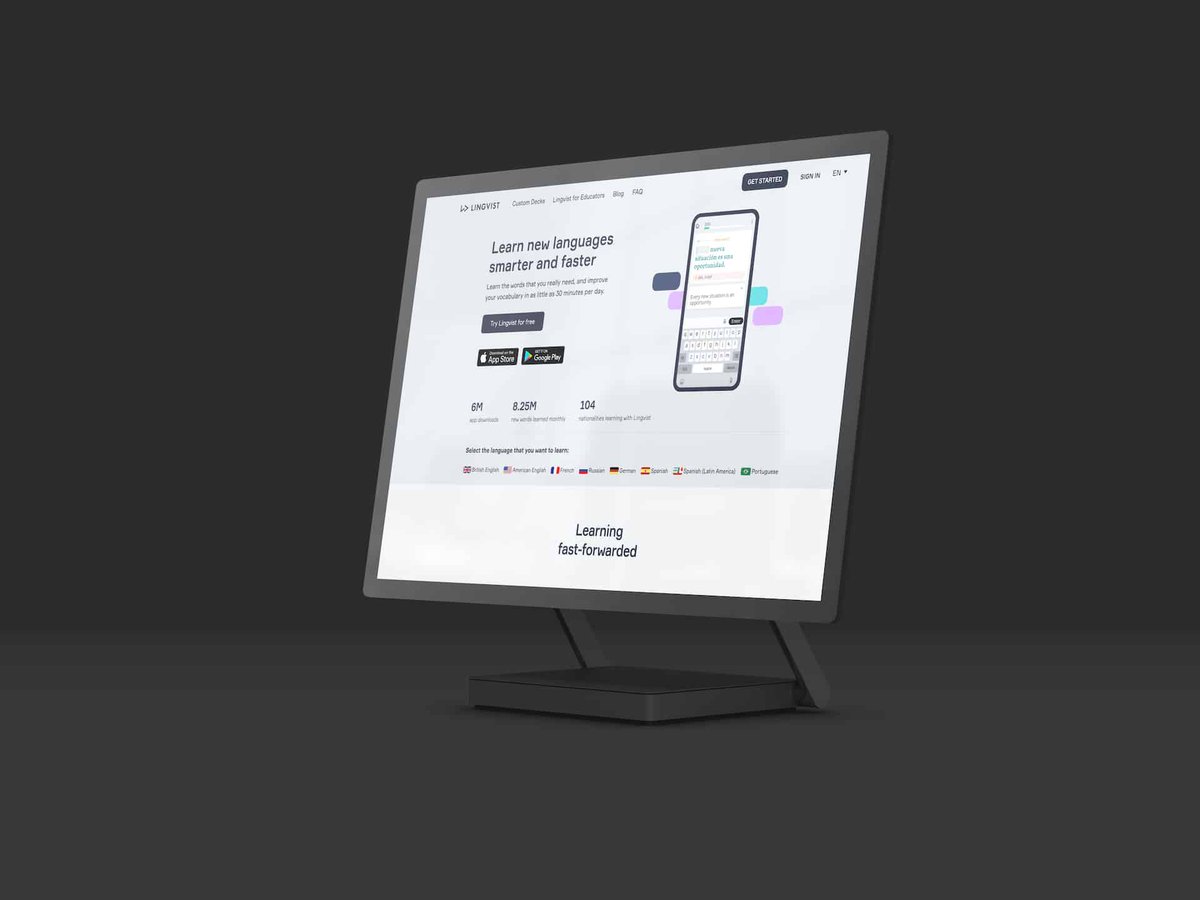 dialetotecbr's tweet photo. Lingvist
A Lingvist usa o aprendizado de máquina para se adaptar a você com base no que você sabe e para elevar o nível do seu poder de aprendizado de línguas com um progresso rastreável. 
https://t.co/CAte4GHTlg
🇧🇷🇺🇸🇬🇧🇯🇵🇪🇸🇮🇹🇫🇷🇷🇺
#aprenderidiomas #aprenderidiomas https://t.co/Y2CwfkfVXl