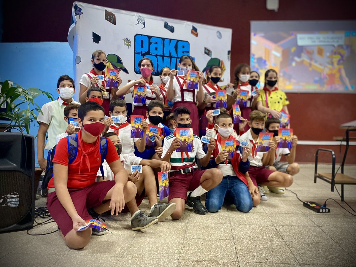 NestorSire's tweet photo. Presentación de @pake_town en el Bosque Tecnológico, Joven Club de Camagüey. 

Visitas a puntos de copias del Paquete Semanal, entrevista con gamers y conferencias en directo. 

Colaboración con @conwiro @JArtecomic @LeviatanCubano 
-
#paketown #paquetesemanal #game #indiegame https://t.co/nnj5ZWbOPW
