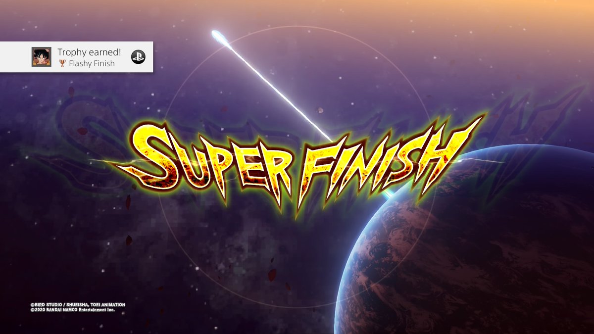 Park_Hill_Red's tweet photo. DRAGON BALL Z: KAKAROT
Flashy Finish (Bronze)
Win a battle with a Super Finish. #PS4share https://t.co/Ai4uSHSqfH https://t.co/H00YYXFJIP