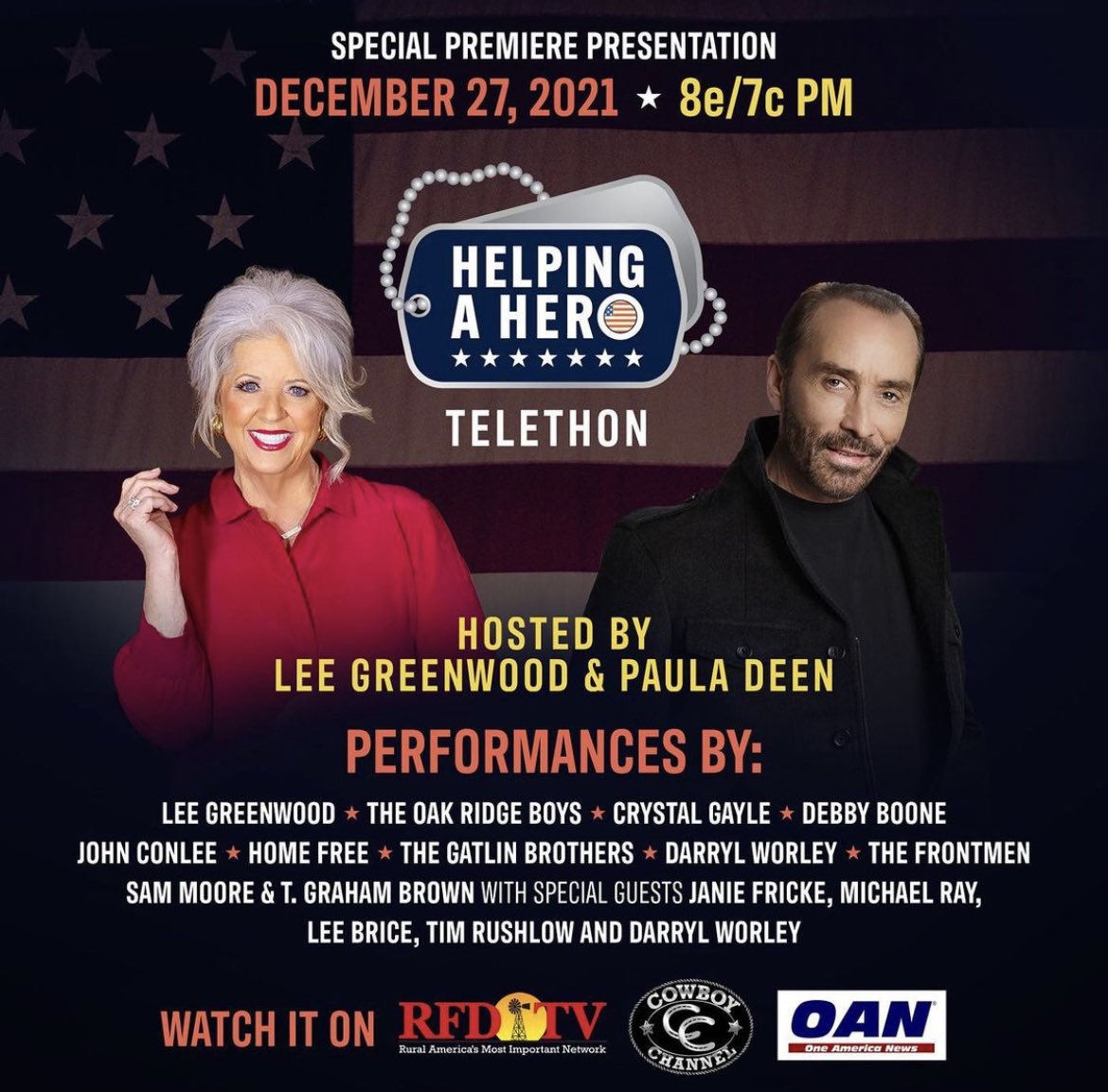 leebrice's tweet photo. Y’all be sure to tune in to the ‘Helping A Hero’ Telethon tomorrow night at 8/7c.. you don’t wanna miss this ;) https://t.co/FOaeaj4mbJ