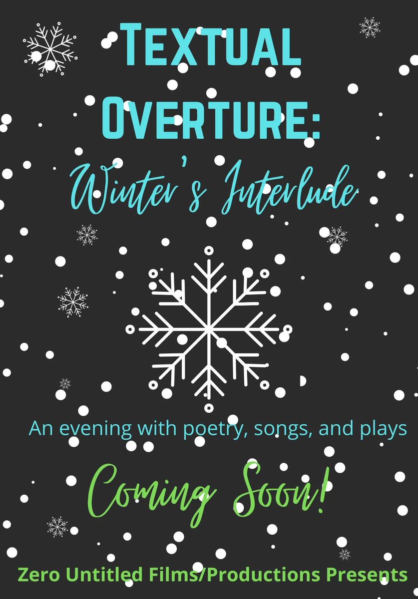 Zero_Untitled's tweet photo. Have you seen our Christmas celebration on YouTube yet? Featuring music by @rebeccaweItons, poetry by @That_Other_Name, and much more! https://t.co/99zUDr9ysV https://t.co/1H4zY7rYD1
