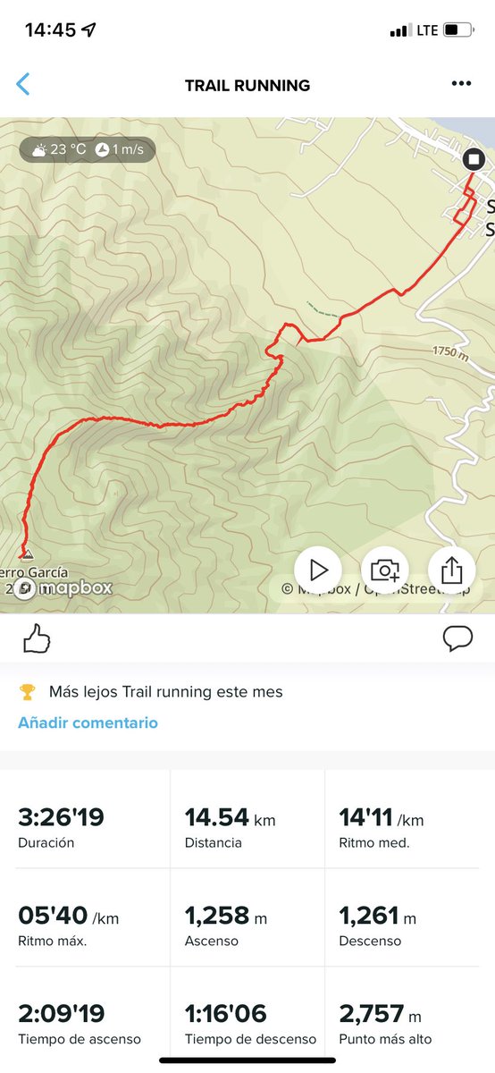 ckloro's tweet photo. Un cerro y un vampirito. A deal made in hell. Cerro de García en San Luis Soyatlán. Se logró personal best y mejor convivencia con los Spiritrail. Un gran domingo. 🖤 https://t.co/mlJtI66Kh5