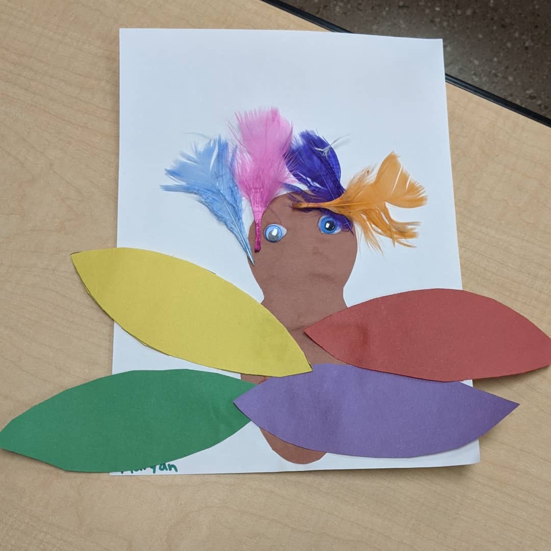 Thanksgiving came &amp; went so quickly in our class. Here is a glimpse of some of the fun. Sensory bin, notes of gratitude, Turkey hats and construction paper turkeys. #Thanksgiving