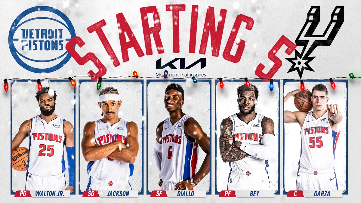 Pistons vs. Spurs Playbyplay, highlights and reactions HoopsHype