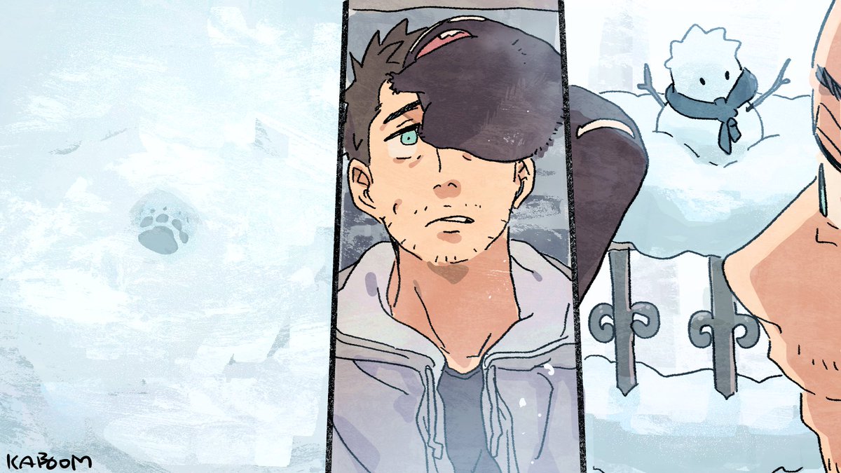 Fluffy Venom and a Snowy Morning 