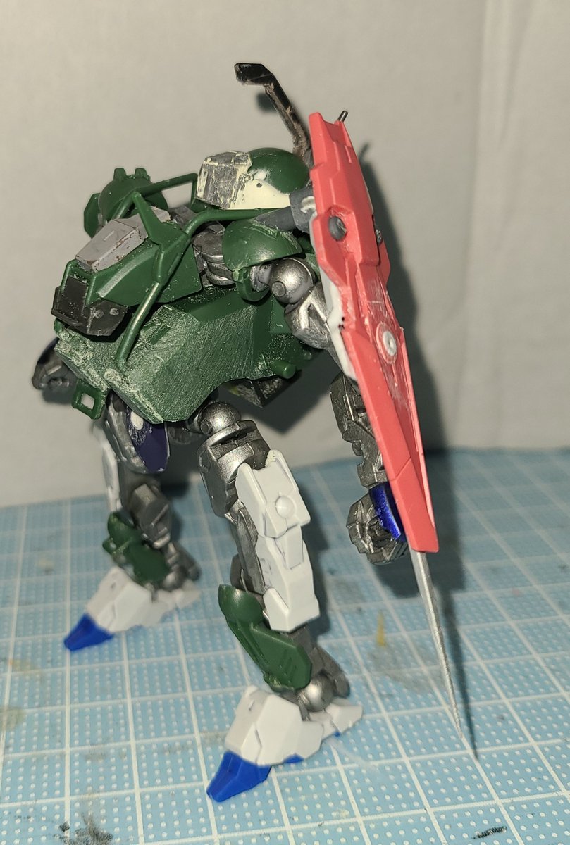 shin_sakekas's tweet photo. 機体の改造が一通りできました。
ベルゼルガ・イミテイト型EXOFRAME
あとは塗装かぁ( 一一)
カラーリングは「ブルーベルゼルガ」のイメージでいこうと思います(*´з`)
#EXOFRAME https://t.co/q9jBwqh5yR