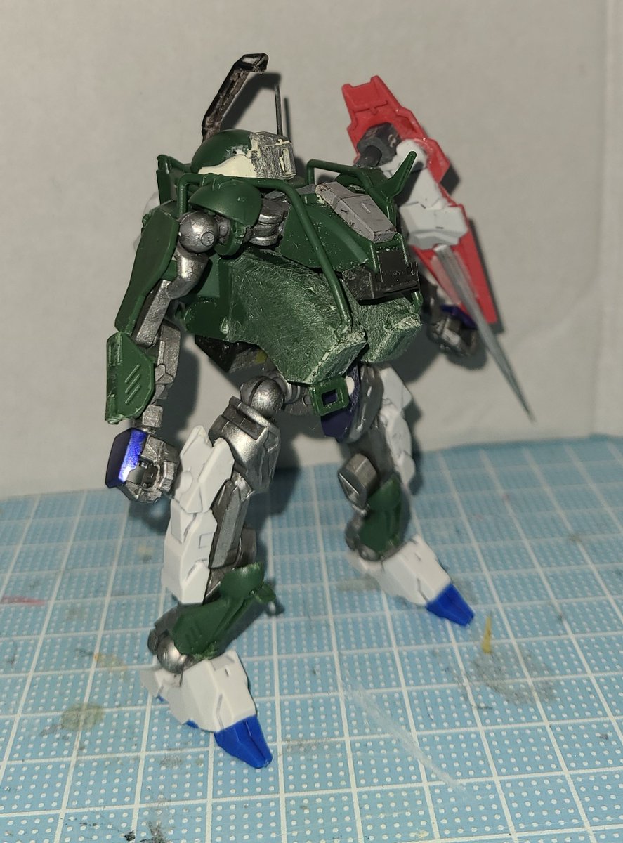 shin_sakekas's tweet photo. 機体の改造が一通りできました。
ベルゼルガ・イミテイト型EXOFRAME
あとは塗装かぁ( 一一)
カラーリングは「ブルーベルゼルガ」のイメージでいこうと思います(*´з`)
#EXOFRAME https://t.co/q9jBwqh5yR