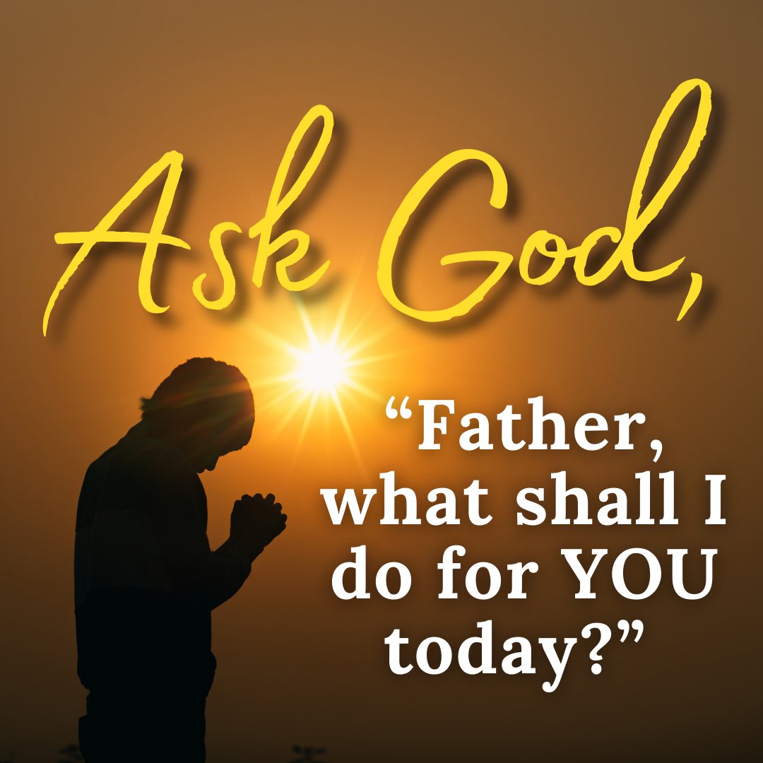 Ask God, “Father, what shall I do for YOU today?” 

#justask #dogood #partnerletter #jesseduplantis #jdmcc #cathyduplantis