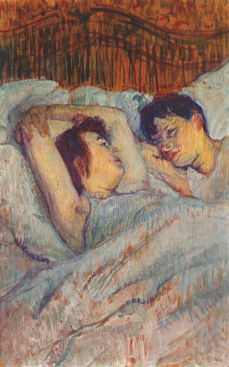 In Bed, 1892 #lautrec #postimpressionism
