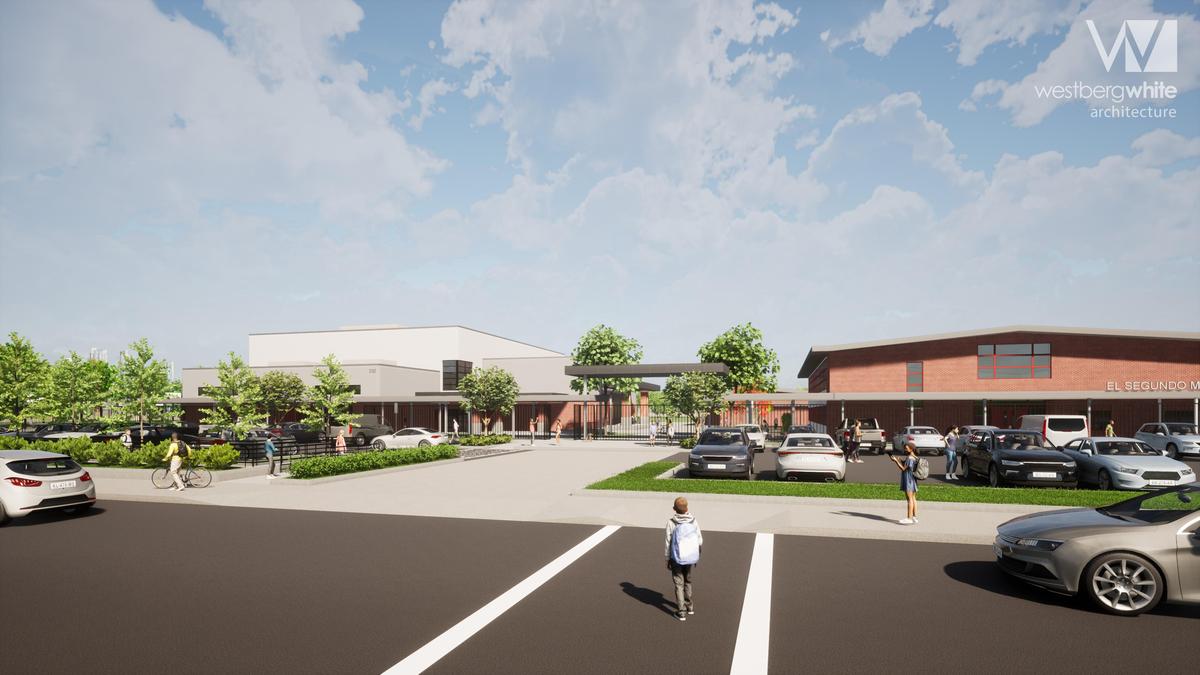 ElSegundoUSD's tweet photo. ESUSD will begin construction of El Segundo Middle School's all-new Gymnasium in Jan. 2022. Construction fencing installation will begin today, Dec. 27. Project is expected to continue through Sept. 2023.
Info: https://t.co/bvVrlxEmz9
#MeasureES El Segundo Middle School PTSA https://t.co/0Pu42BHDdZ