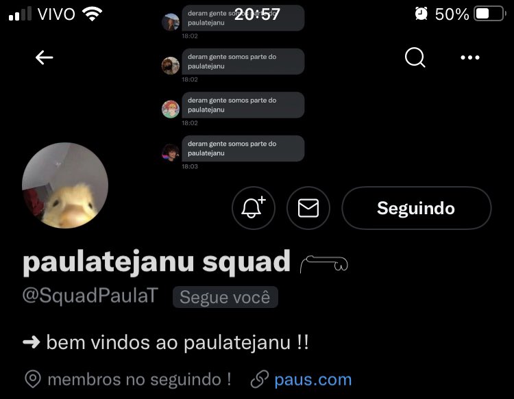 SquadPaulaT's tweet photo. paula reagindo a "envenena alguém pra mim?" - a thread https://t.co/pIsV8agEHP