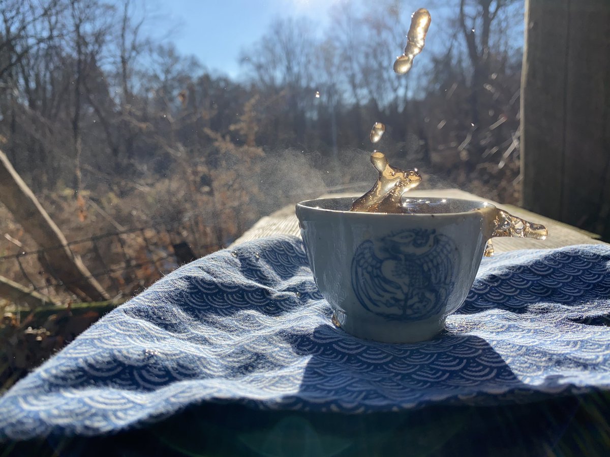 Soaked up sun and shu this afternoon. What did you sip on today?