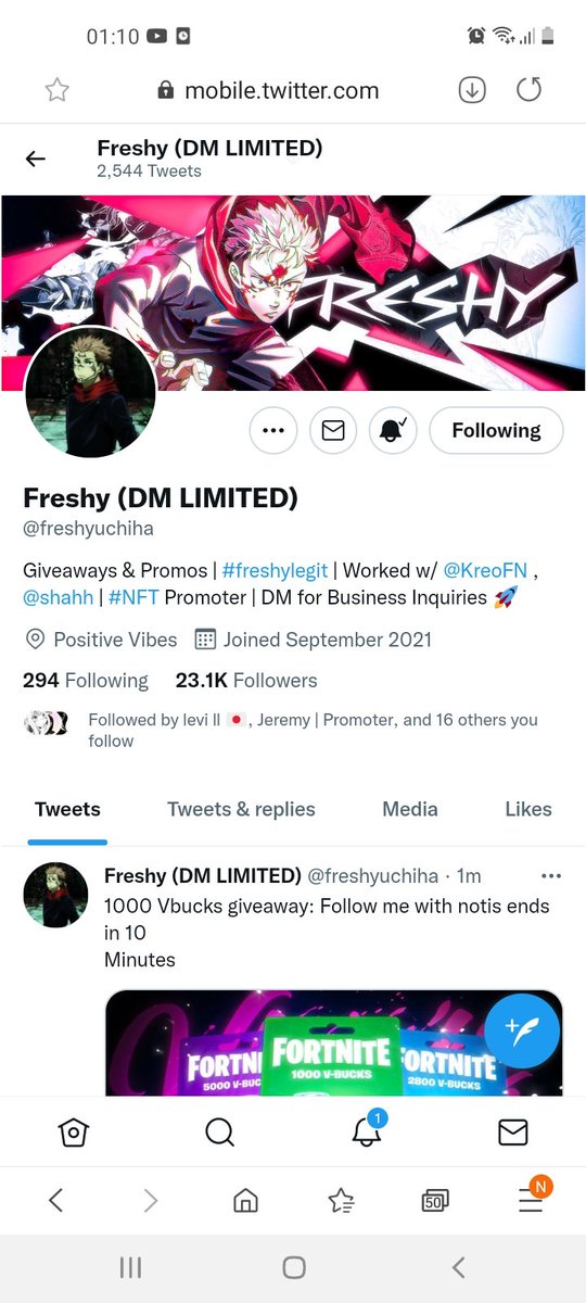ineedstuff33's tweet photo. @freshyuchiha Already following https://t.co/b7P10cbCyc