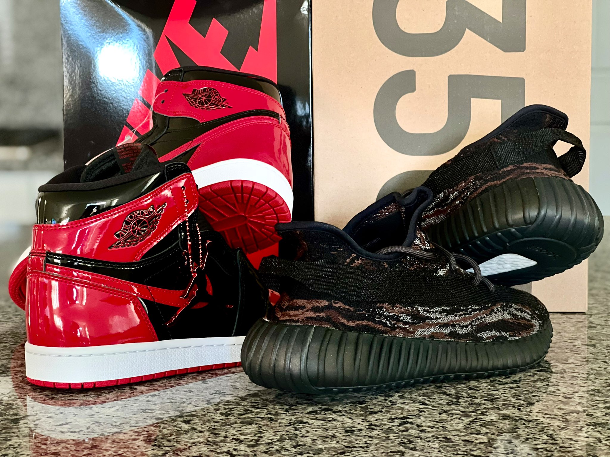 SNKR TWITR on X Mailcall Jordan Retro 1 High OG Patent Bred Yeezy Boost 350 V2 MX Rock https t eBNmBqBHWw X