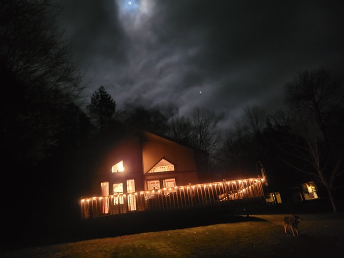 This year is my first year putting up lights. More to come. I got a bunch of lights as a Christmas gift