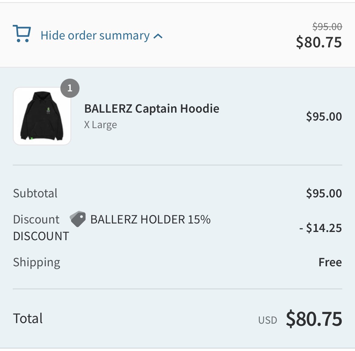 Ballerz holderz go grab your merch! Free shipping and discounts for holders! Check the holderz section of the Discord for password! SF Surge merch next 🤔 
shop.ballerz.com