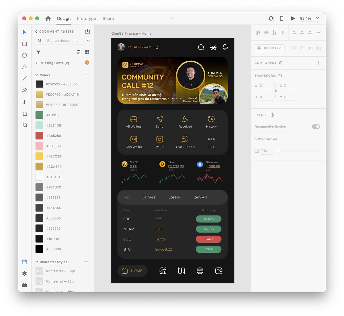 drofin69's tweet photo. 👀
Coin98 Finance V11
#supperapp #decentralizedfinance #walletcore #coin98 #c98 https://t.co/iQF4Vp57uI