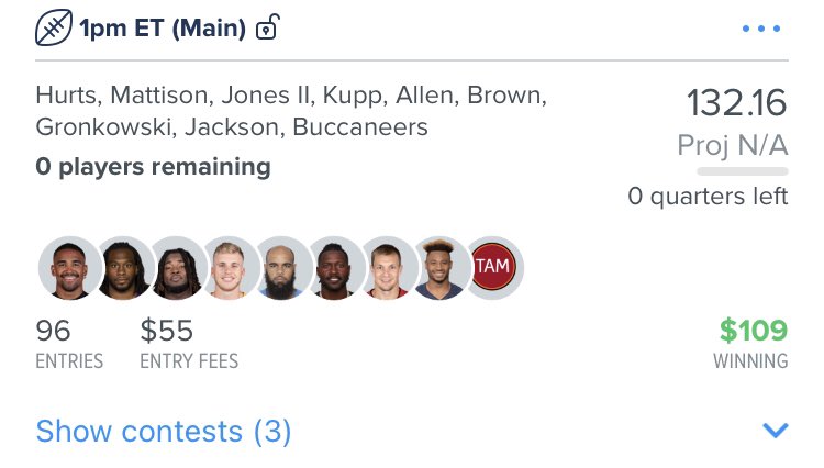 lmanna542's tweet photo. NFL green again @MeechDFS 🔥🔥💰💰 https://t.co/cg1TVtpSSw