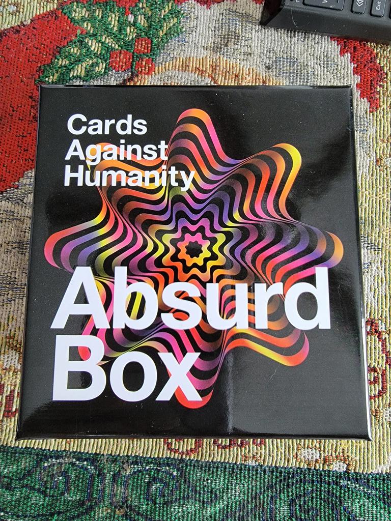 We got the Absurd Box from @CAH and I pulled two random cards- clearly my destiny is predetermined. @netflix https://t.co/YzpAeZ0rmX