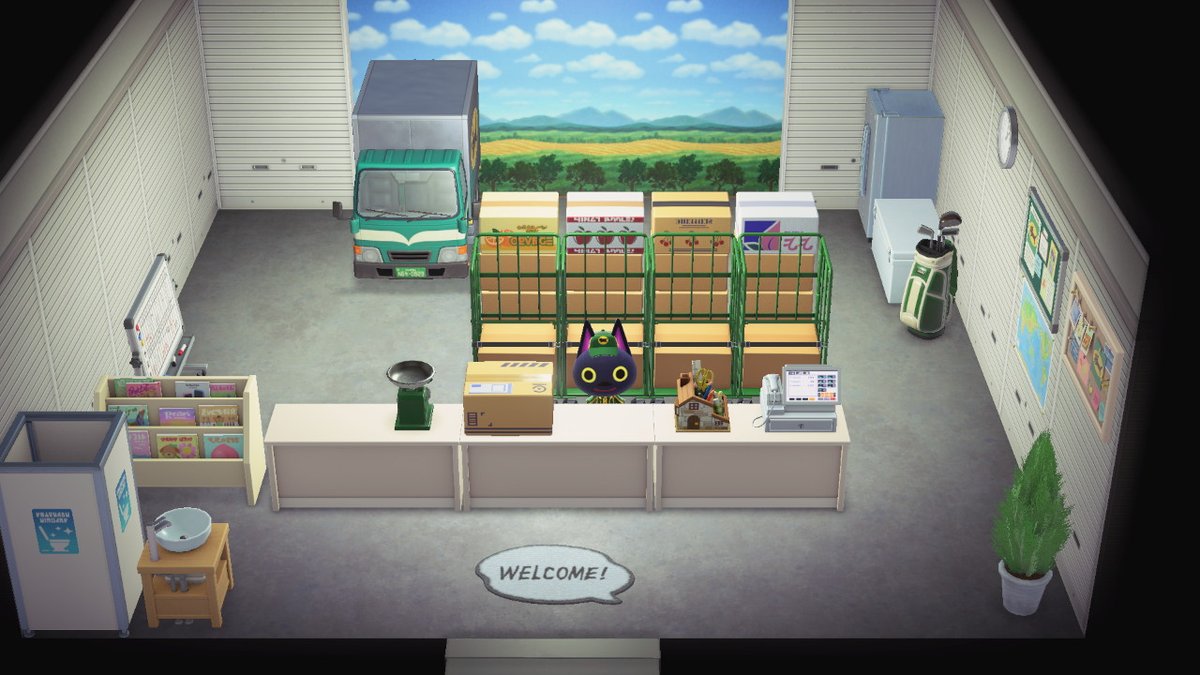 7co_ta's tweet photo. キャビアでクロネコヤマトの営業所を作りました
クール宅急便やゴルフ宅急便も受け付けています
ユニフォームとクロネコのロゴはマイデザインです

#あつ森
#ツクッター
#マイデザイン
#ハッピーホームパラダイス https://t.co/GbHeZ9FY4o