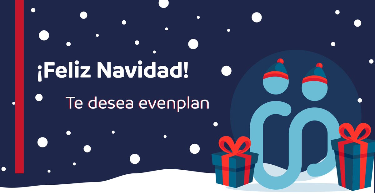 Evenplan's tweet photo. Esperando que estas fechas sigan llenas de ilusión y cariño, la familia Evenplan te desea una ¡Feliz Navidad!
.
#Navidad #Amigos #Fiesta #Evenplan https://t.co/OHcTOxBxj2