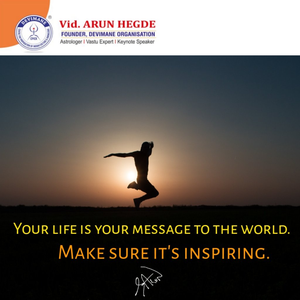 Devimane_CPICK's tweet photo. Your life is your message to the world. 
Make sure it's inspiring.
Goodmorning ...Have a blessed Monday...
:
:
:
:
#morningmotivation #mondayquotes #arunhegdespeaks #Wisdom #life #world #Devimane #devimanebelgaum #belive https://t.co/FxPnjJRVln
