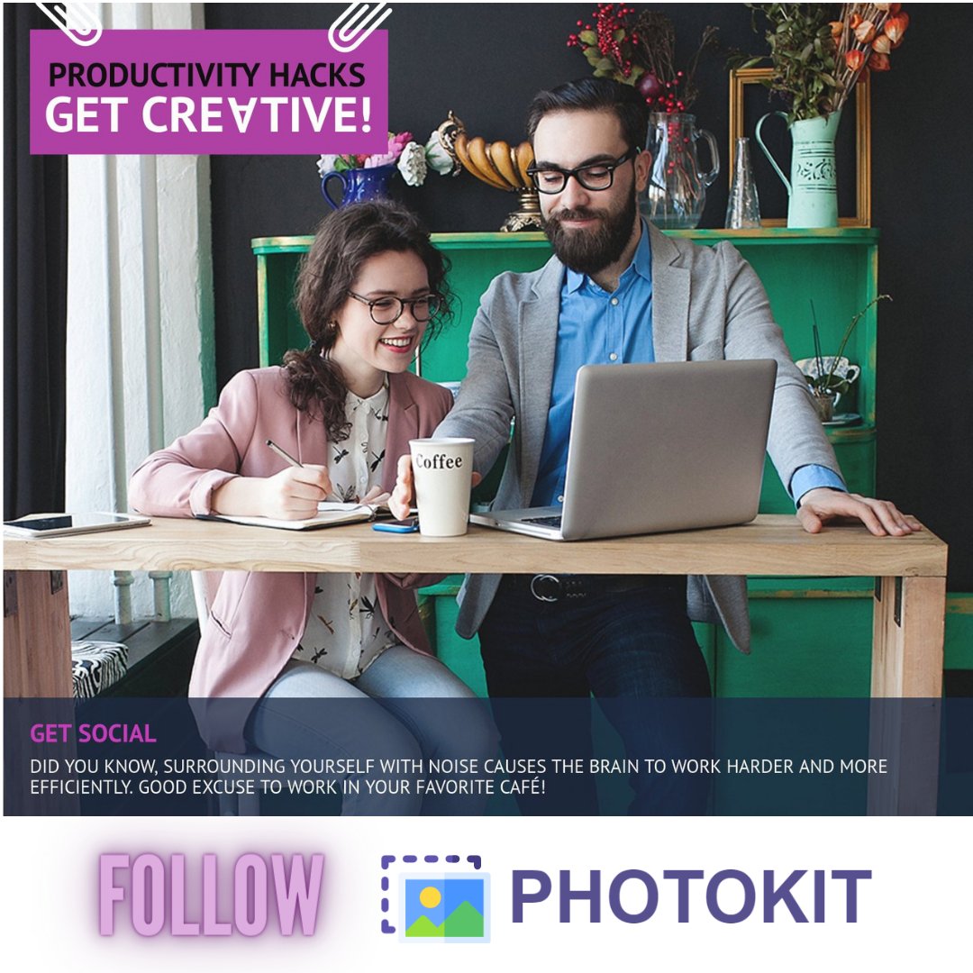 PhotoKit_Editor's tweet photo. Constructing a noisy environment enforces the effort produced by your brain 🧠.

#productivityboost #productivitytips  #PhotoKit https://t.co/vfkezNqRxI