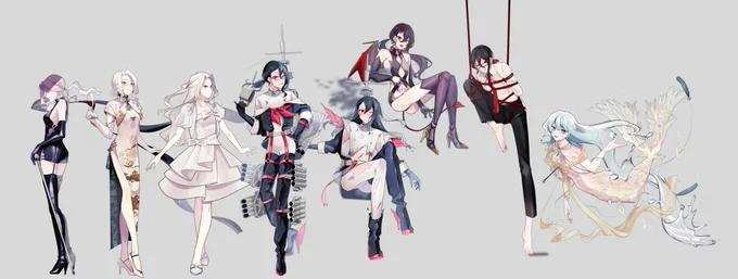 2021年にTRPGで描いた立ち絵です! 
