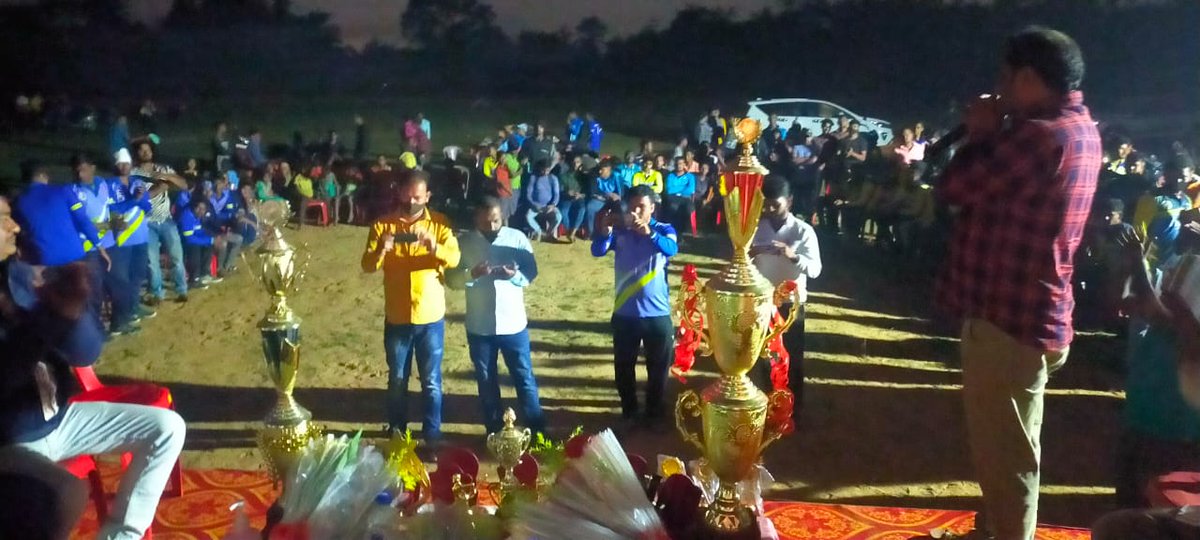 KhanMuzibulla's tweet image. Glad to be a part of this Cricket Tournament organised in #Jaydev constituency .