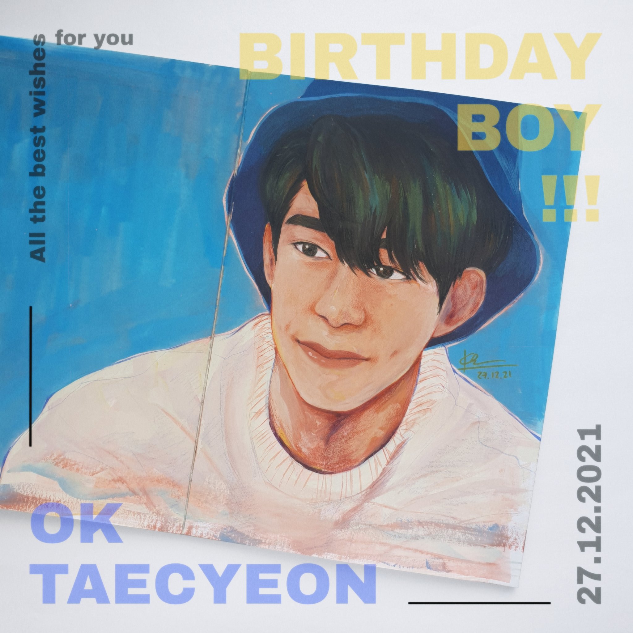 Happy birthday to the one and only, Ok Taecyeon      