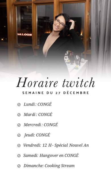 Cong&eacute;&hellip;. Puis party!!! Pr&ecirc;ts pour la nouvelle ann&eacute;e ? On te pr&eacute;pare un 12h incroyable 🥂✨ #twitch https://t<a href="/tag/twitch"class="tags"><span>#twitch</span></a>