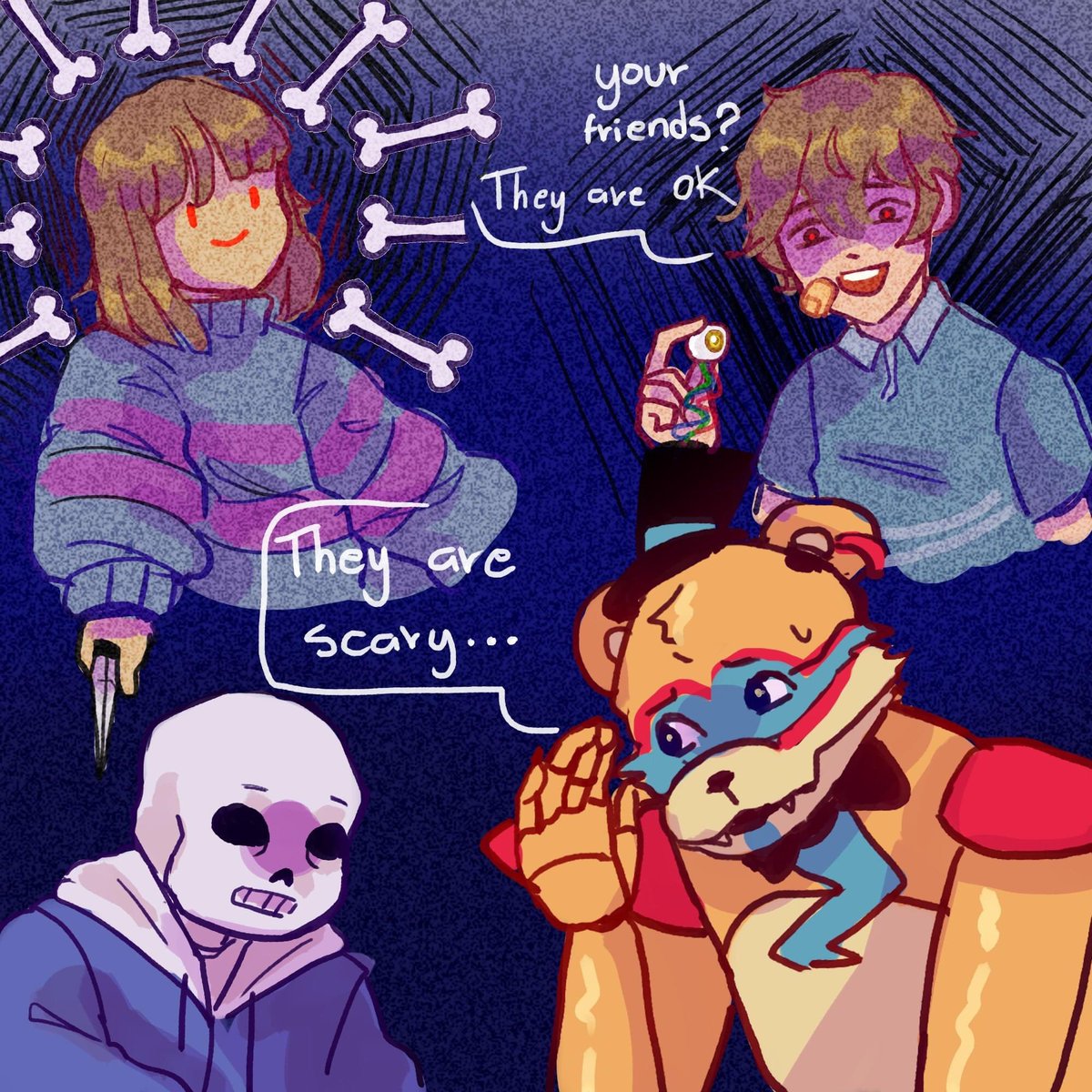Kids are scary 
#fnafsb #fnafsecuritybreach #FreddyFazbear #glamrockfreddy #undertale