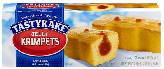 SanctumBlog's tweet photo. I bought these @Tastykake Jelly #Krimpets today, on a whim... and now I want them every day, with tea. 
#TeaAndCakes
. https://t.co/O5uM7bNu5m
