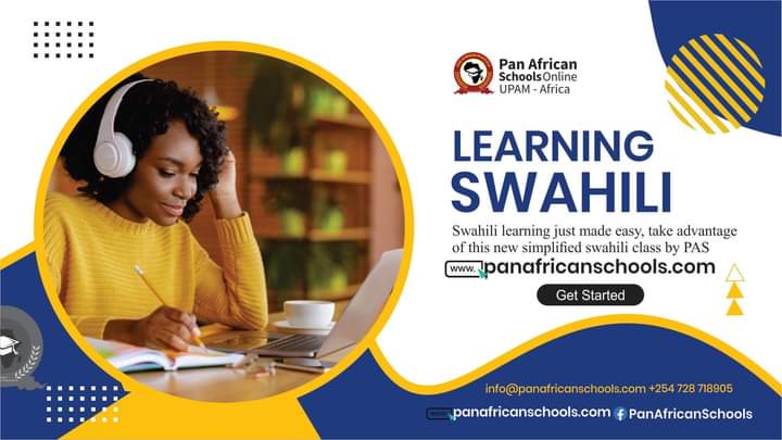 UPAM_PAS's tweet photo. Do you want to learn Swahili at the comfort of your home? Then look no further.  To Get Started Visit: https://t.co/AeufAD1Ii5 
https://t.co/HWaCiCsw0C
Also, like our Facebook Page:
https://t.co/nwYmkPDJWQ
@AlexisBosire @KamaulincolnM @TitilerNweke #kwanzaa #Kwanzaa2021 #Swahili https://t.co/WfEoji7v15