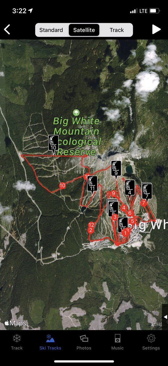slimschadey161's tweet photo. A few more Kms today, but lots of drinking ! Covered more of the mountain ⁦@BigWhite⁩ #gemlake #skithetrees . It was a little cold out as well #honeyjack https://t.co/usr69mzV19